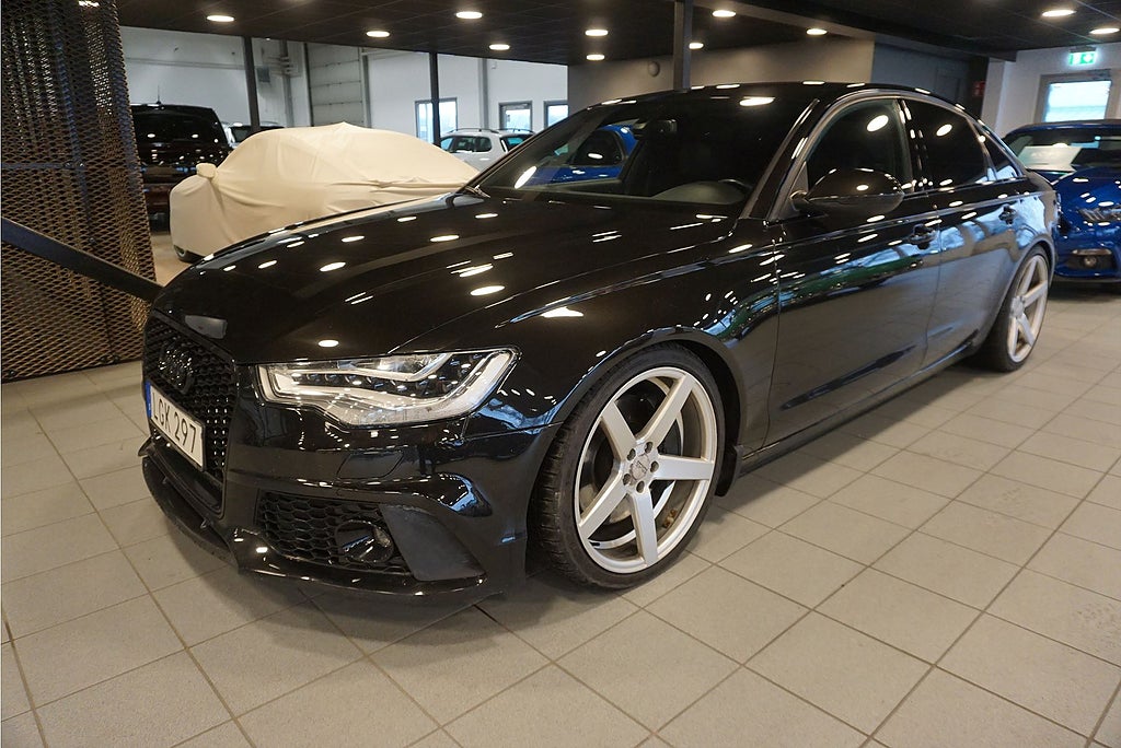 Audi A6 3,0TFSI V6 Quattro 20" RS6 Optik Bromsad 475hk Räntekampanj 3,99