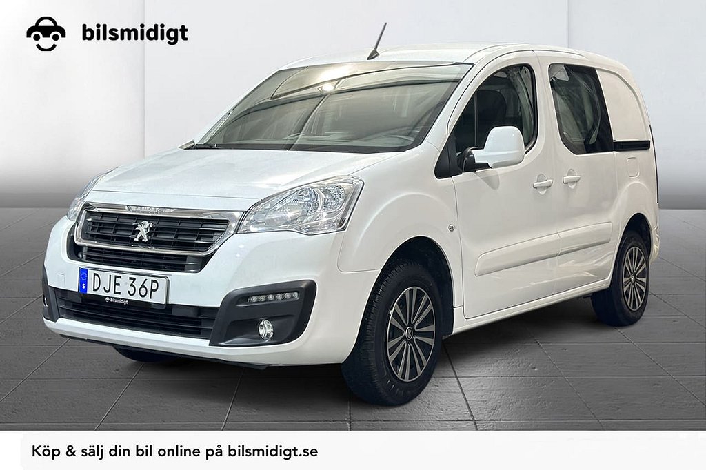 Peugeot Partner Electric Van 22.5 PDC 3-sits 2xSidodörr Moms