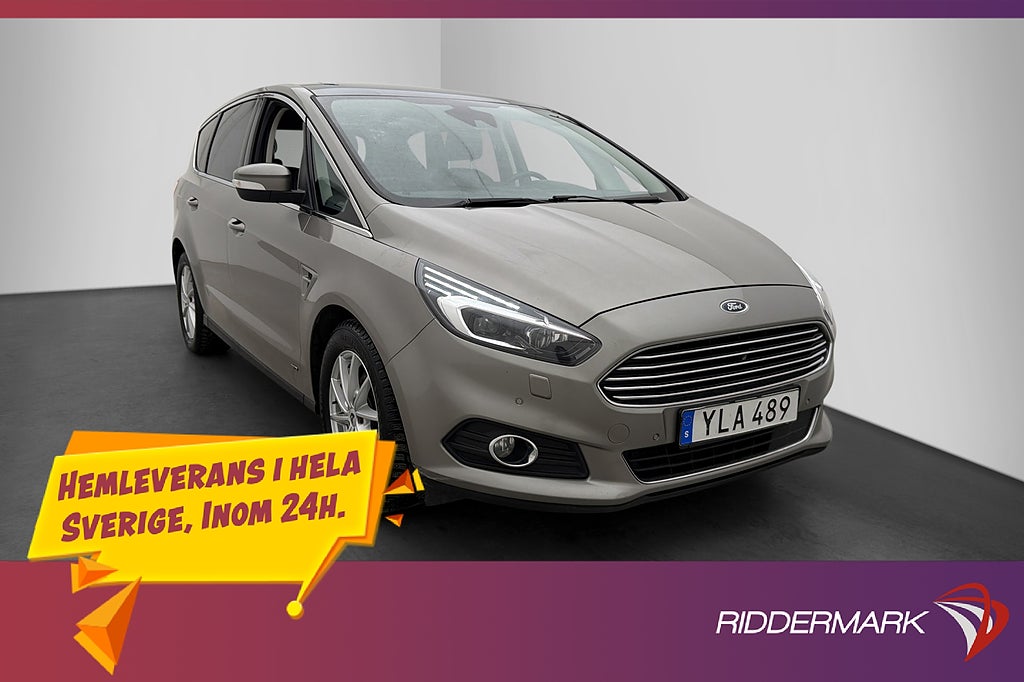 Ford S-Max 2.0 TDCi AWD Business 7-Sits Värm Pano Drag