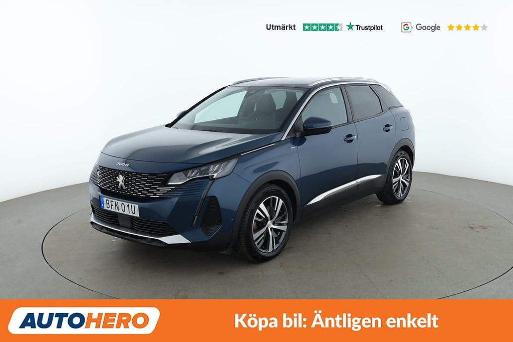 Peugeot 3008 HYBRID 225 / CarPlay, Dragkrok, Backkamera