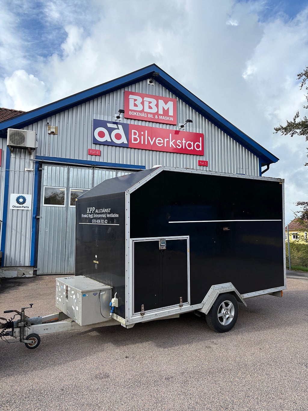 GAR Släp  Täckt 1400 kg