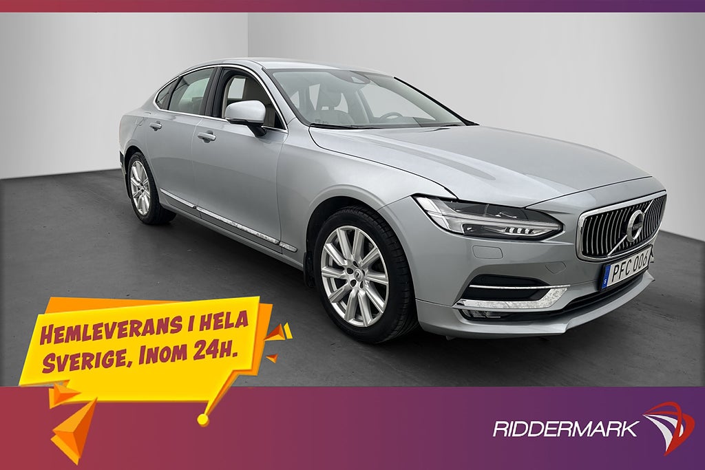 Volvo S90 D4 190hk Inscription Värmare Skinn Drag P-Sensorer
