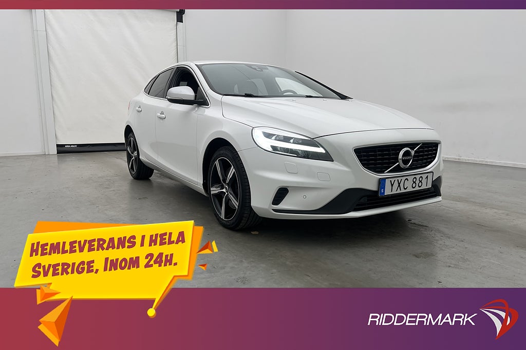 Volvo V40 D3 R-Design VOC Värmare Kamera Navi LED Keyless