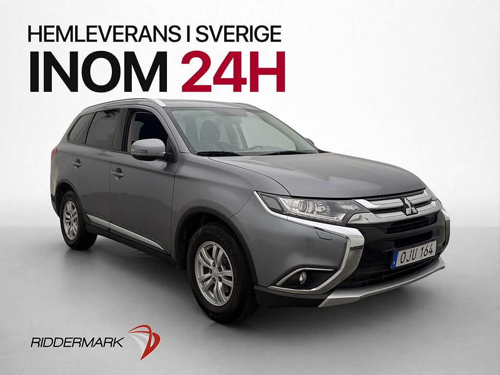 Mitsubishi Outlander 2.0 150hk City Värmare Farthållare Drag