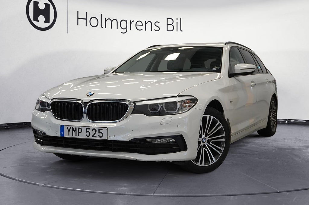BMW 520d Touring Steptronic Sportline Navi Drag Rattvärme | Ränta 1,99%