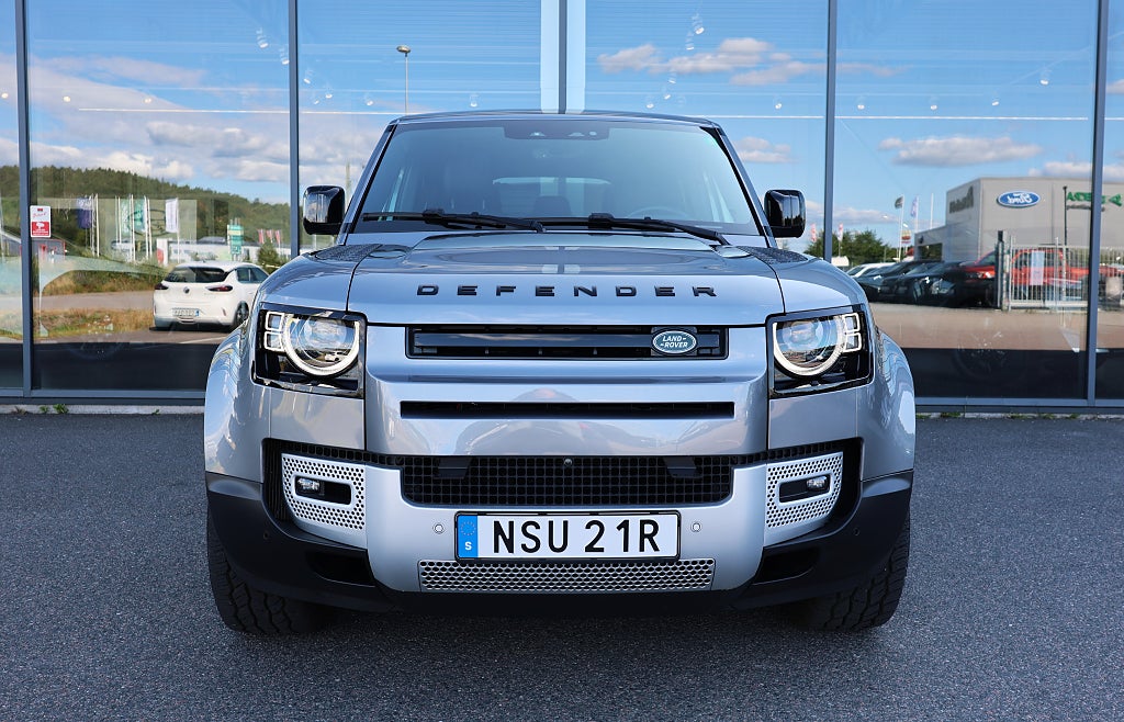 Land Rover Defender P400e PHEV AWD 400HK PANO, MERIDIAN, VÄRMARE, 360°