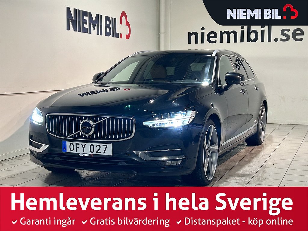 Volvo V90 D5 AWD Inscription Pano Drag VoC B&W HuD 360° SoV