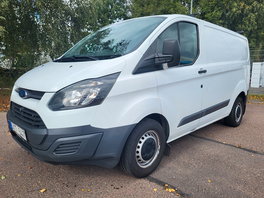 Ford Transit Custom 270 2.2 TDCi 100Hk Drag 3Sits Vat/Moms