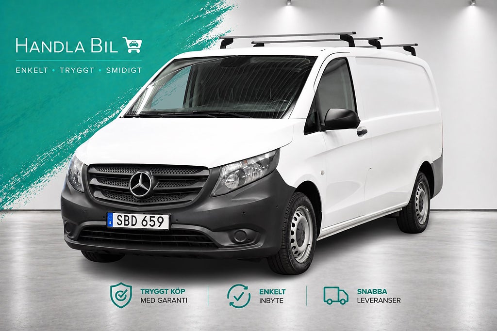 Mercedes-Benz Vito 110 2.8t L2 D-värm B-kam Moms Dragkrok
