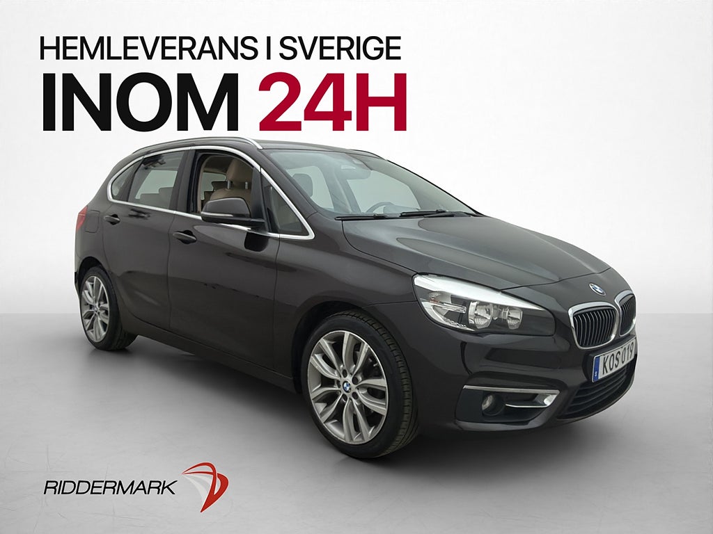 BMW 218 d 150hk Luxury Line Skinn Rattvärme Sensorer 0,43l/m
