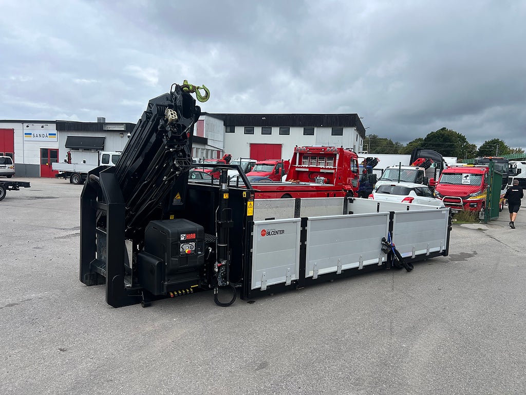 Övriga Kranflak Hiab 232-E5 kran & Schaktlucka