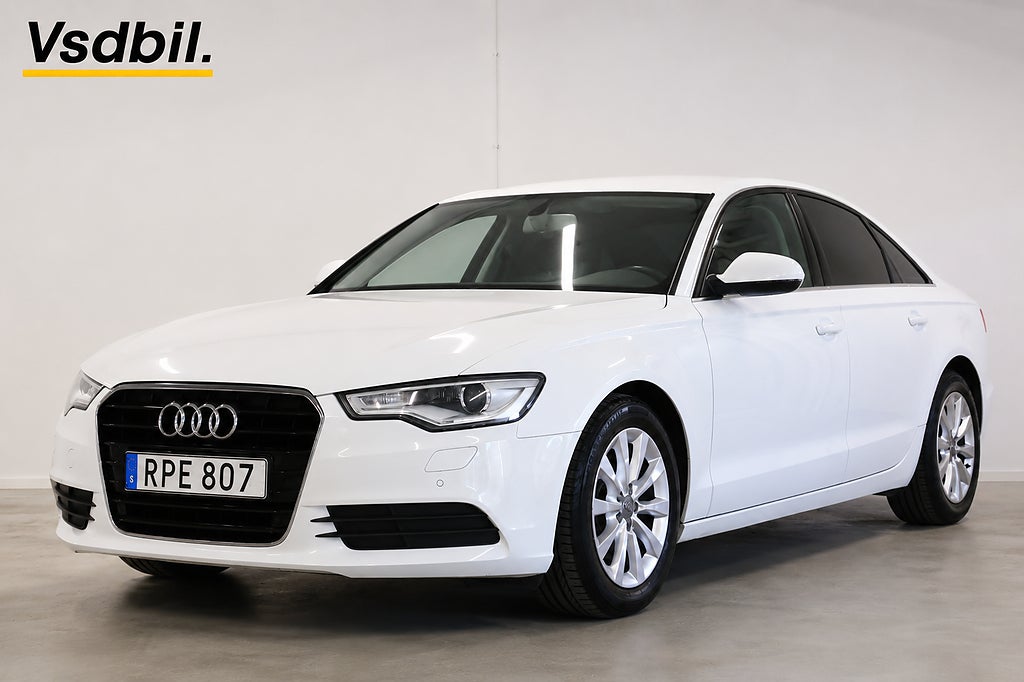 Audi A6 SEDAN 2.0TDI AUT ULTRA 2 BRUKARE LÅGSKATT BT-MEDIA EU6 