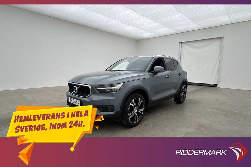 Volvo XC40 T3 163hk Momentum VOC Värmare Dragkrok Rattvärme