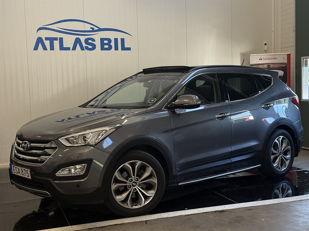 Hyundai Santa Fe 2.2 CRDi 4WD Auto 197hk Premium Pano Drag R-Värm Navi