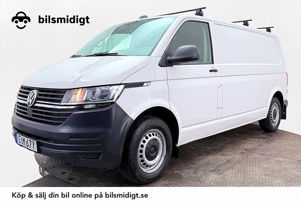 Volkswagen Transporter Transporter T30 3sits Drag Inredd Värmare Kamera MOMS