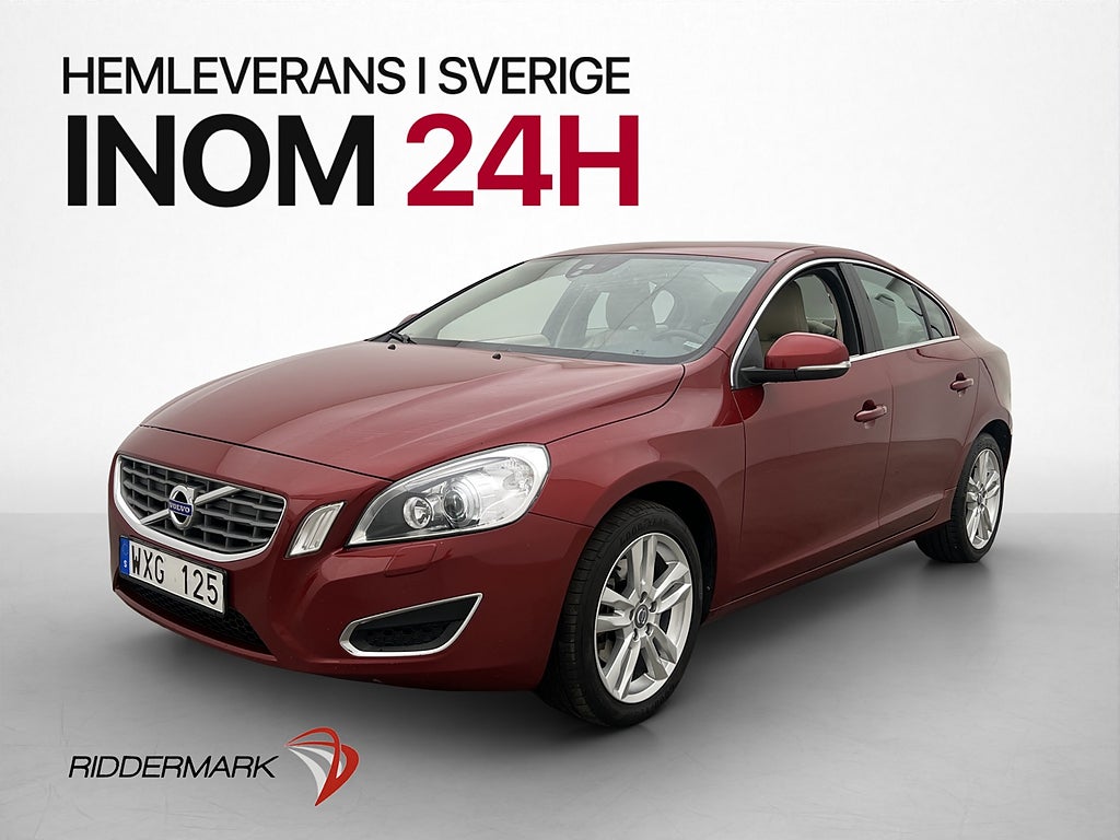 Volvo S60 DRIVe 115hk Summum Navi P-Sensor Skinn Elstol Drag
