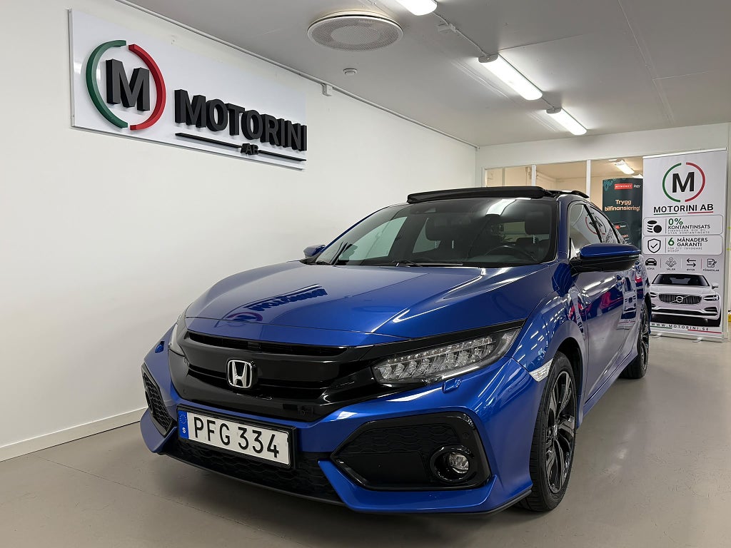 Honda Civic 5-dörrar 1.0 CVT Executive /Panorama/Kamera/Drag/Se-utr