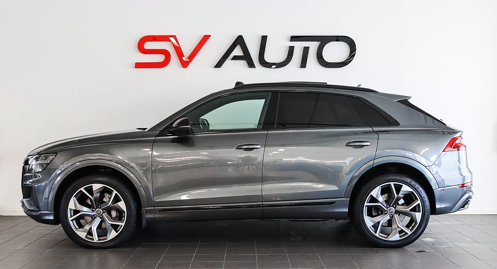 Audi Q8 50 TDI Quattro S Line Matrix B&O Panorama Dragkrok