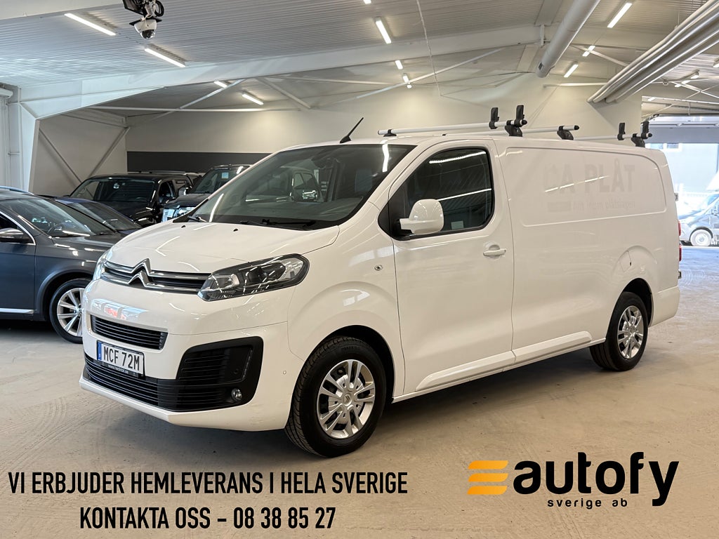 Citroën Jumpy Van IP 2.0 L3/LÅNG MOMS D-VÄRM DRAGKROK 3-SITS CARPLAY