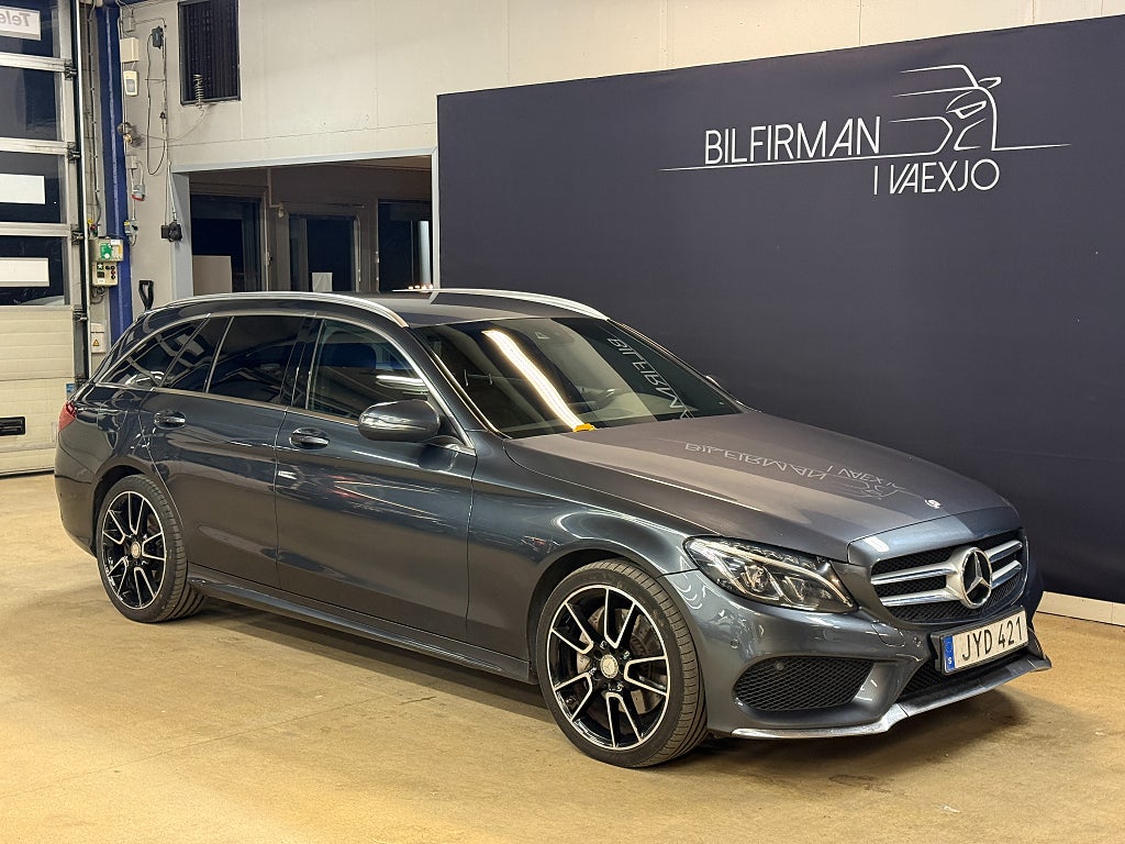 Mercedes-Benz C 250 T d 4M 7G-Tronic Plus AMG Burmeister Drag Värmare