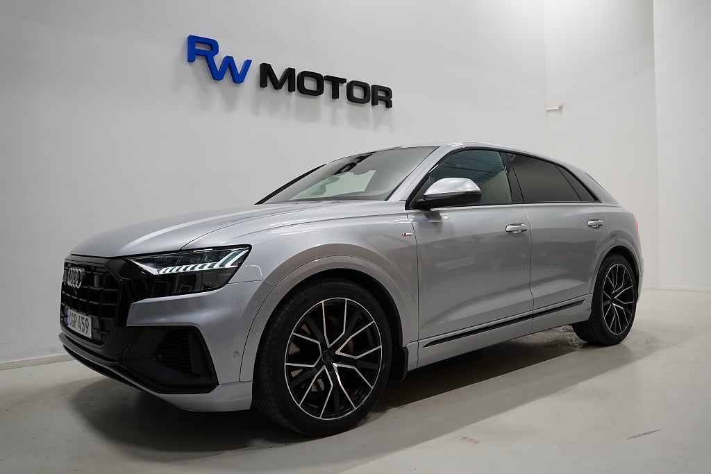Audi Q8 50 TDI 286hk S-Line / B&O 360° Matrix Pano Luft Valcona