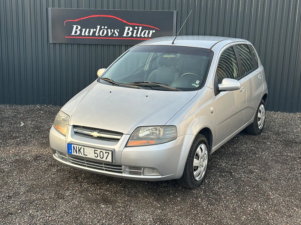 Chevrolet Kalos 5-dörrars 1.2 Euro 4 Bes Tom 2027 mars