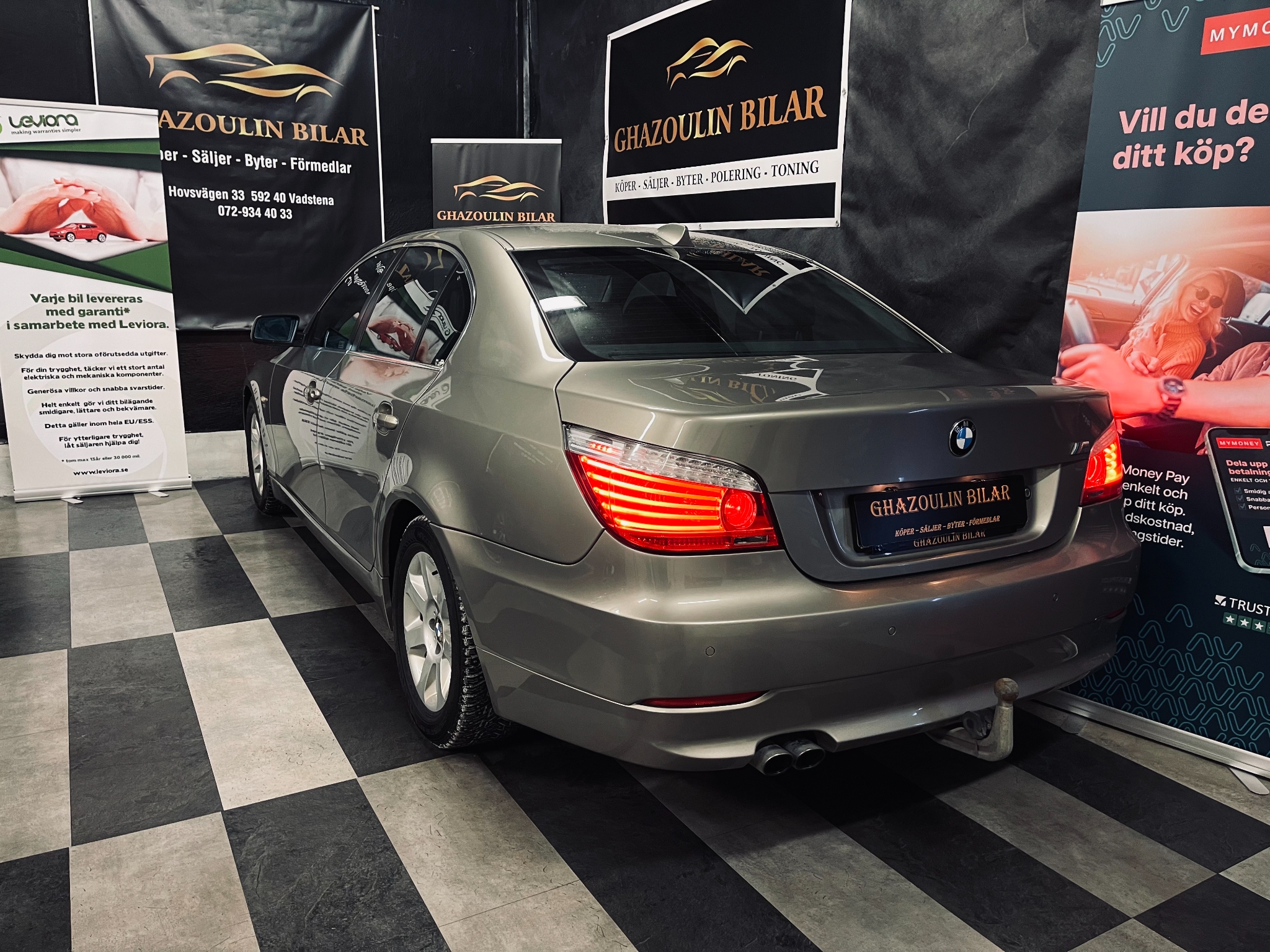 BMW 525 i Sedan 218hk LÅGMILARE/DRAGKROK 2008, kuva 5/44