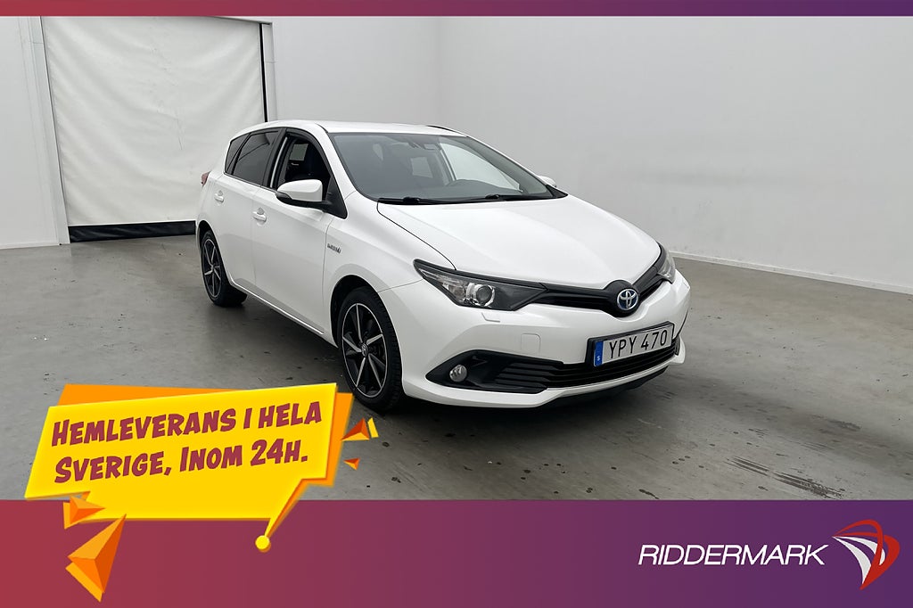 Toyota Auris Hybrid 136hk M&K-Värm Kamera Navi Lane Assist