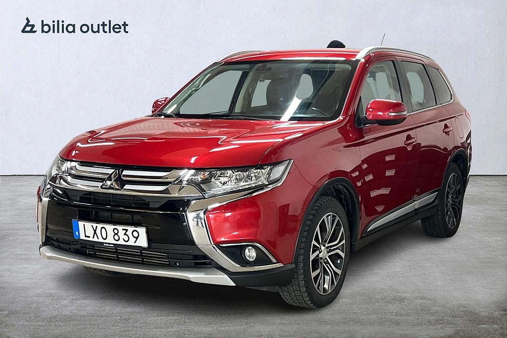Mitsubishi Outlander 2.2 Di-D 4WD Business 7-sits 150hk Drag Backkamera