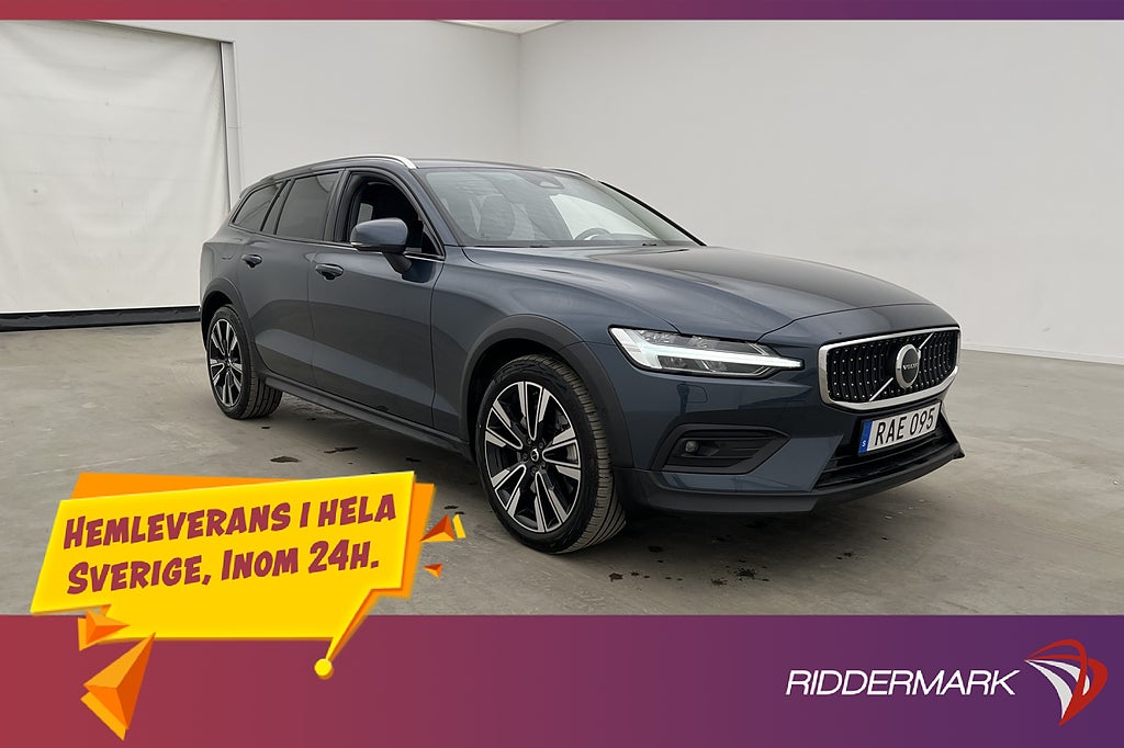 Volvo V60 Cross Country B4 AWD Plus Drag Värm Kamera Skinn