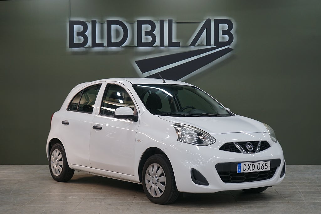 Nissan Micra 1.2 Nybesiktigad 5-D Nyserv Aux 80hk
