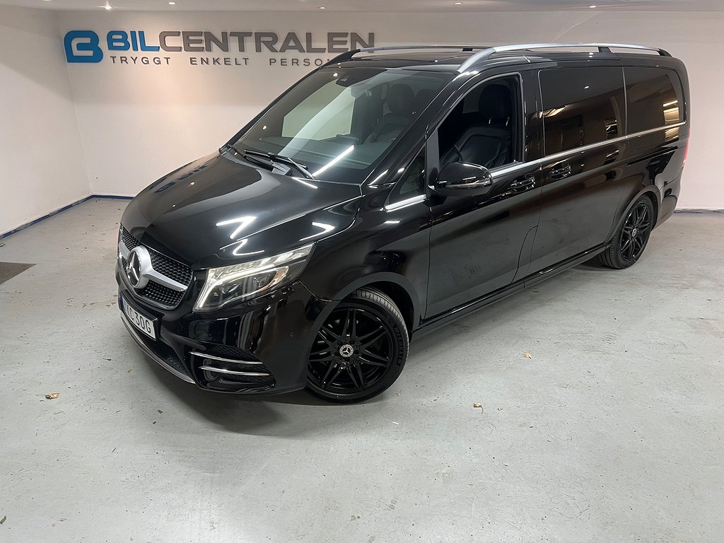 Mercedes-Benz V 250d 3.1t 9G-T Full utrustning AMG 360° kamera eldörr