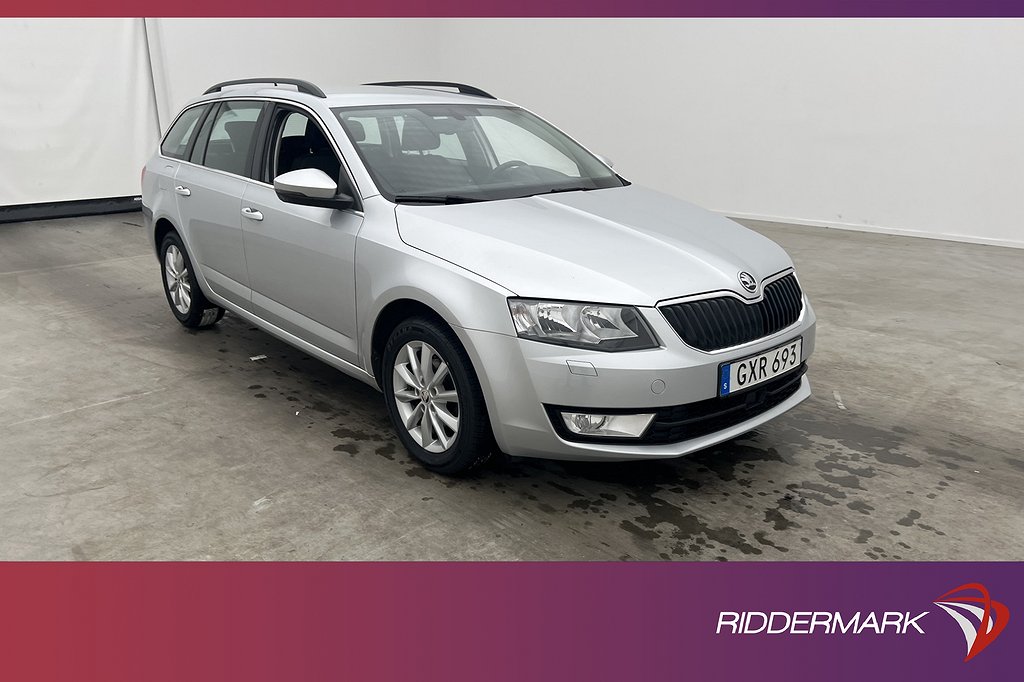 Skoda Octavia 1.2 TSI 110hk Ambition Sensorer Farthåll Drag