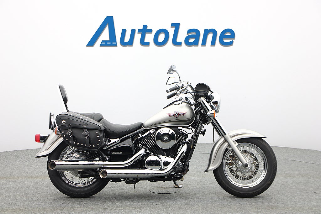 Kawasaki Vulcan 800 *Nyservad Sidoväskor Sissybar