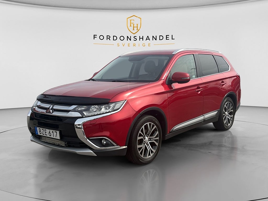 Mitsubishi Outlander 2.2 Di-D 4WD Business 7 sits Drag Rockford Nybesikt 