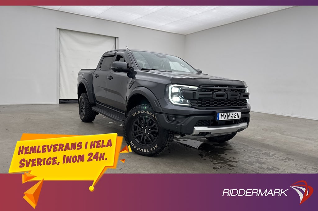 Ford ranger Raptor 292hk 4x4 Cockpit B&O CARPLAY 360° Moms