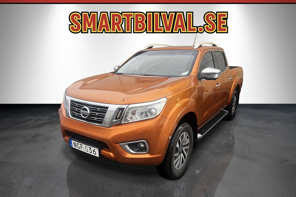 Nissan Navara Dubbelhytt 2.3 dCi 4WD Aut Skinn