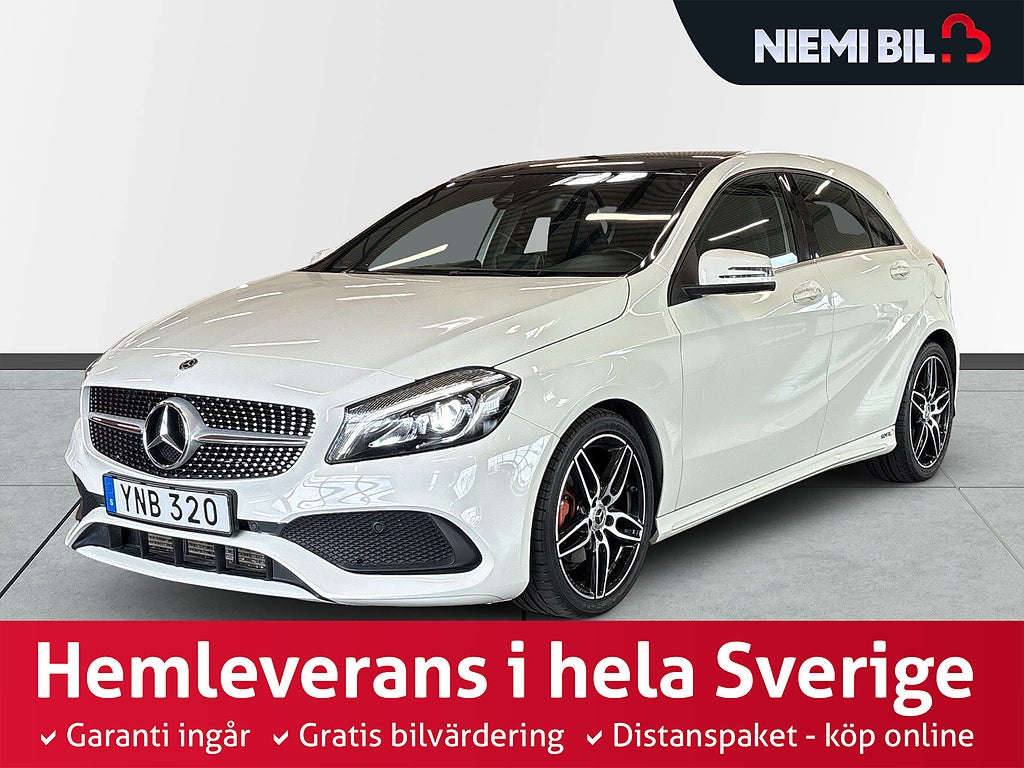 Mercedes-Benz A 200 d Style AMG S&V-hjul/Bkam/Carplay/Pano