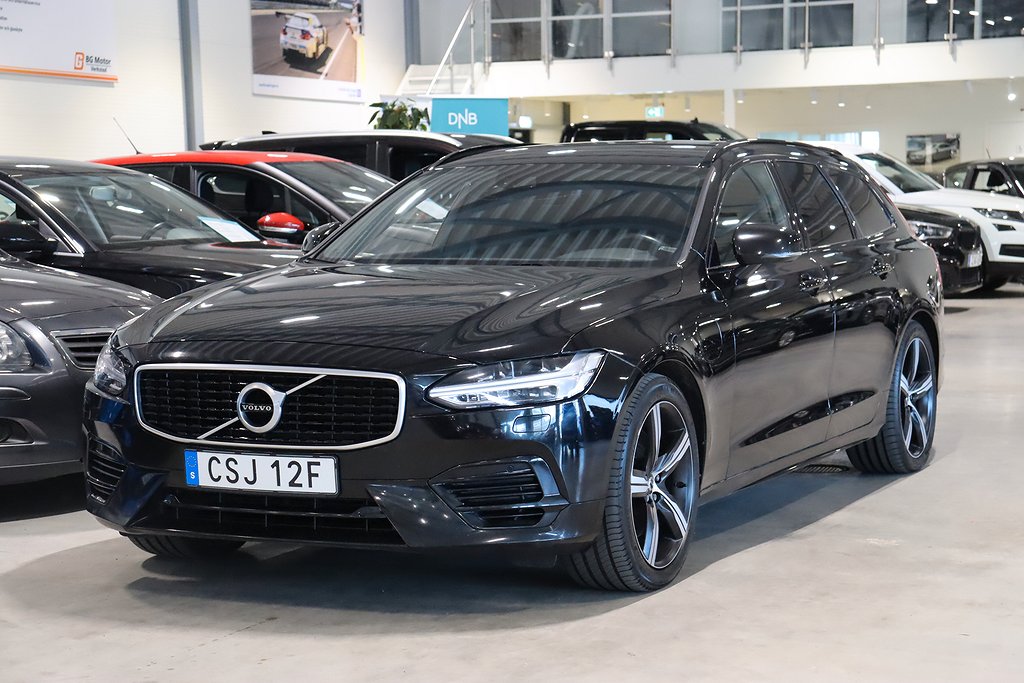 Volvo V90 T8 Recharge 392HK R-Design AWD Aut Dragkrok/VOC