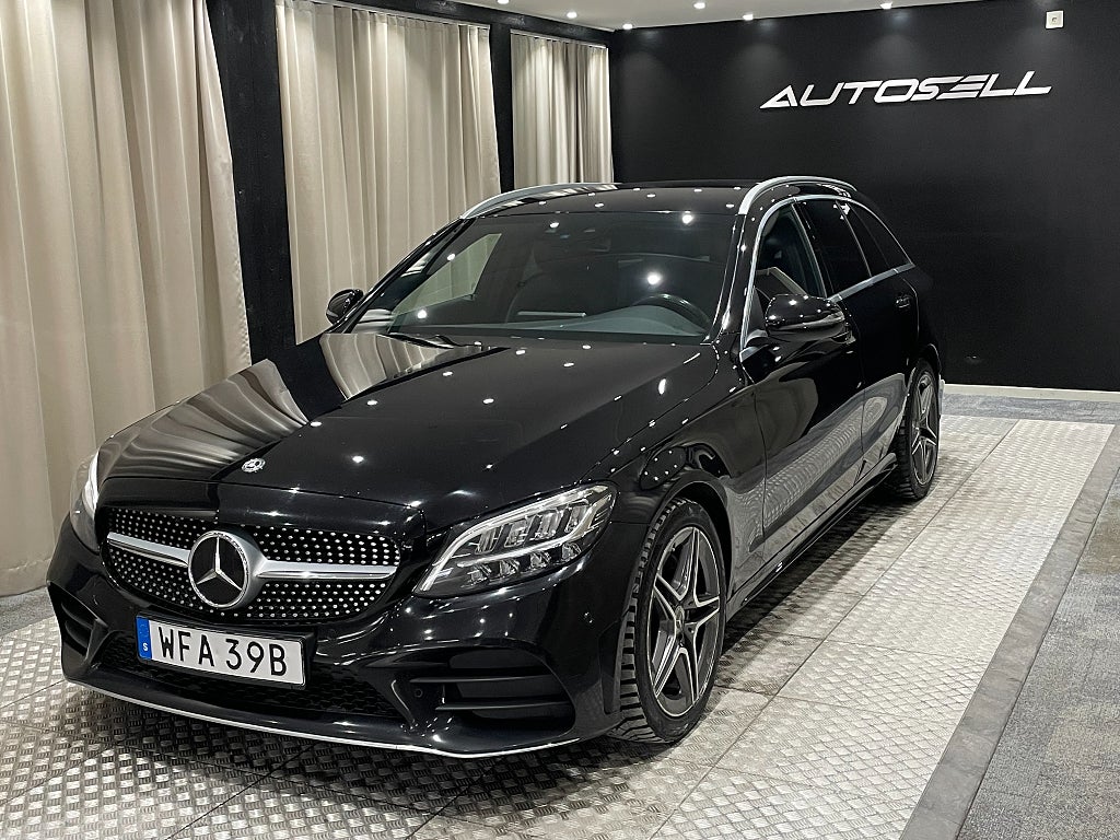 Mercedes-Benz C 220 T d 9G-Tronic Matrix Backkamera Drag M-Värmare