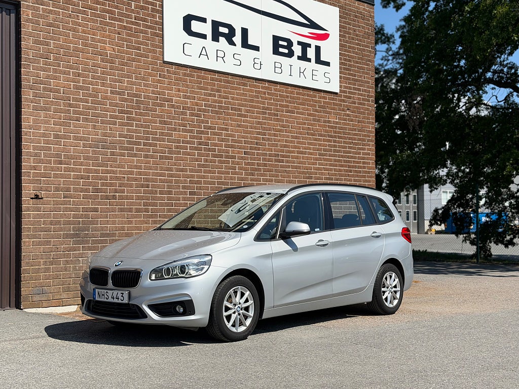 BMW 218i Gran Tourer Advantage Rattvärme 7-sits