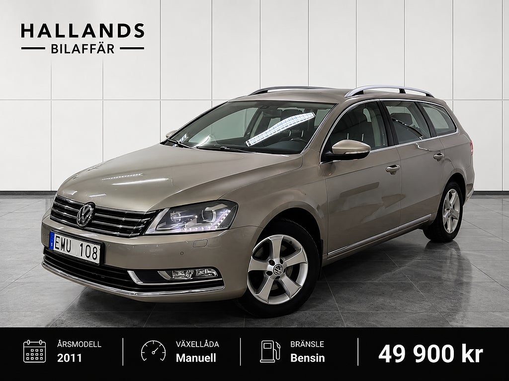 Volkswagen Passat Variant 1.4  EcoFuel 150hk / Masters / Ny besiktigad 