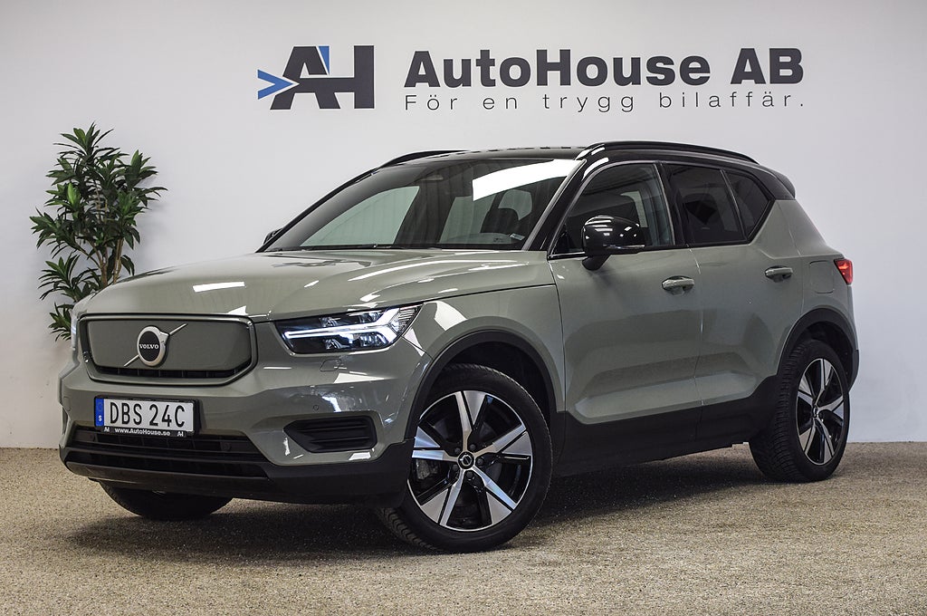 Volvo XC40 Recharge Core Drag Backkamera CarPlay Rattvärme