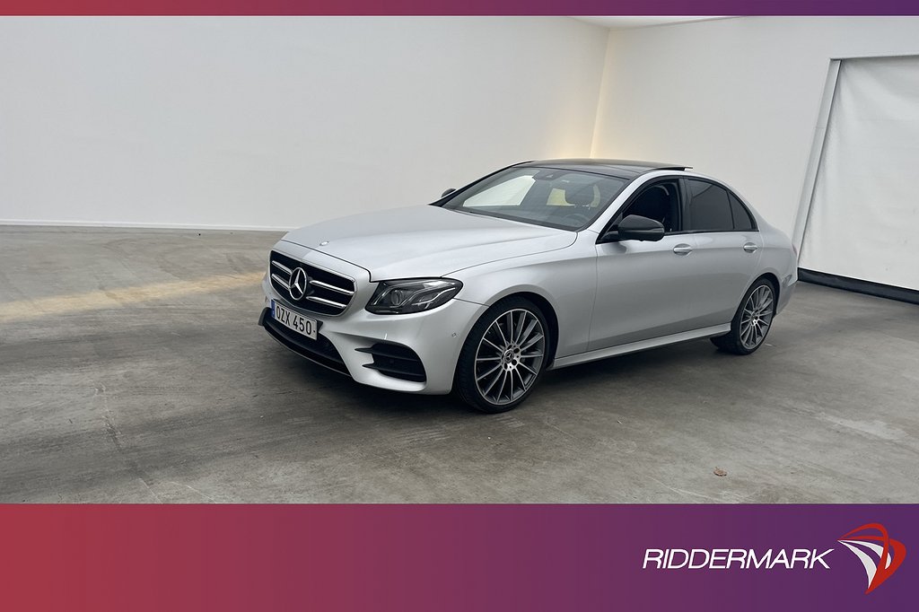 Mercedes-Benz E 220 d Sedan 194hk AMG Pano 360° Navi Drag