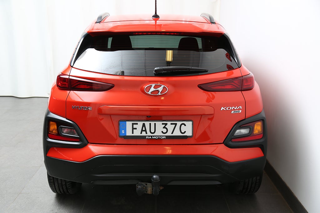 Hyundai Kona 1,6 T-GDI 177hk AWD Trend Aut Motorv Dragkrok