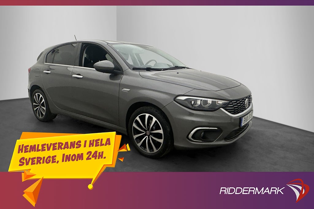 Fiat Tipo 120hk Lounge Kamera  CarPlay Adaptiv-Farthållare