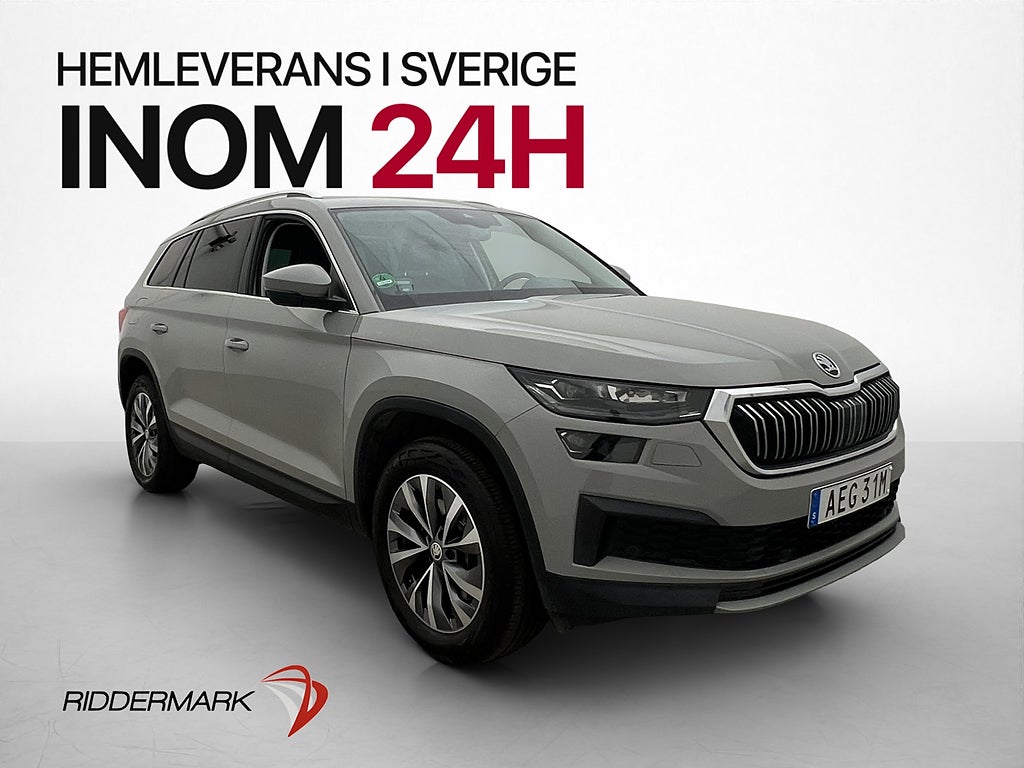 Skoda Kodiaq 2.0 TDI 4x4 Style 7-Sit Cockpit Värm Drag Skinn