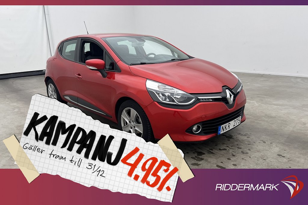 Renault Clio 0.9 TCe 90hk En-Brukare BASS-Re 4,95% Ränta