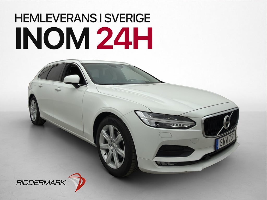 Volvo V90 D4 Momentum VOC Värmare Kamera Navi Kamrem-Bytt