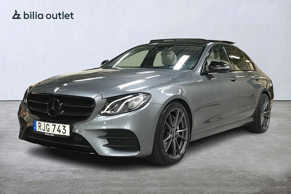 Mercedes-Benz E 220 d AMG 194hk Panorama HuD Burmester Navi Carplay